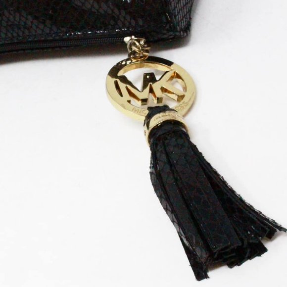 MICHAEL KORS #43058 Black Leather Clutch Bag - Picture 5 of 7